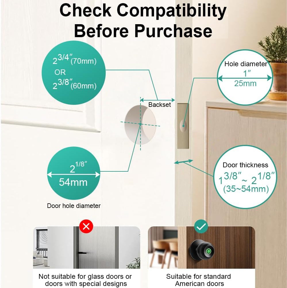 Smart Fingerprint Keyless Entry Lock for Home and Apartment Security
