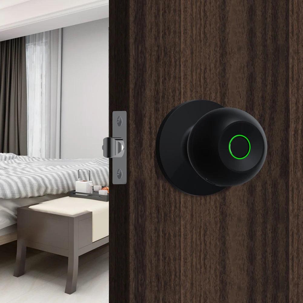 Biometric Fingerprint Smart Door Lock with Tuya App Control - Electronic Digital Password Lock for Keyless Entry and Enhanced Security