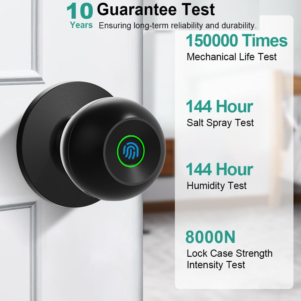 Smart Fingerprint Keyless Entry Lock for Home and Apartment Security